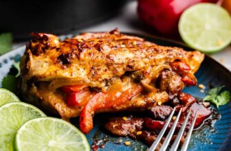 Fajita Stuffed Rooster Breasts