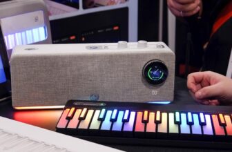 PartyStudio is a wi-fi MIDI speaker with 128 built-in instrument sounds