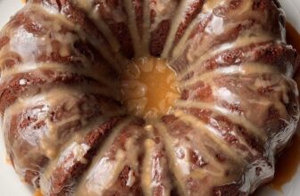 CHOCOLATE CHIP DEVIL’S FOOD CAKE